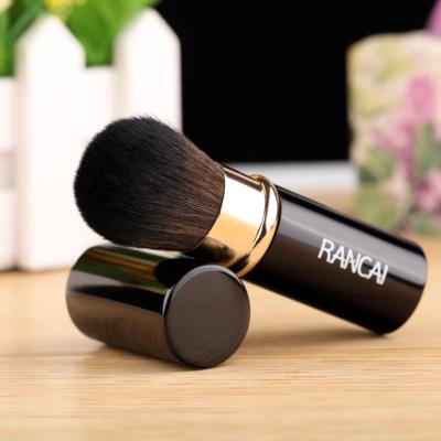 China Angular Blush New Retractable Kabuki Cosmetics Blush Brush Powder Base Sweep Soft Face Beauty Makeup Tools for sale