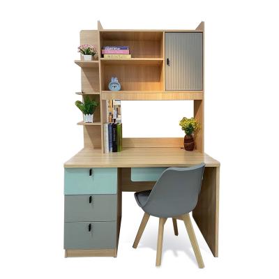 China With Shelf Eco-friendly Modern Home Simple Study Writing Desk With Book Shelves xzhx006 for sale