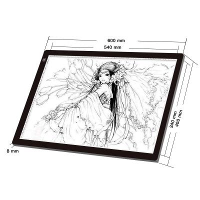 China Super Bright A2 Tattoo Artist Drawing Board Tattoo X-Ray Watching Light Box Ultra Thin Tracer LED Tracing Light Pad A2 for sale