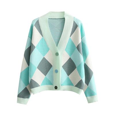 China Women's Autumn And Winter Single Breasted Anti-Wrinkle Control Classic Style Knitted Sweater for sale