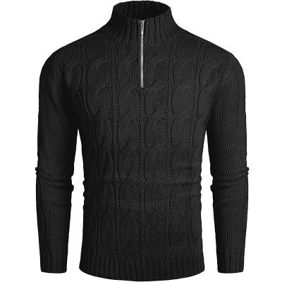 China Top Sale Mens Anti-pilling Crewneck Merino Wool Sweater Custom Type Anti-pilling New Cable Knit Jumper for sale