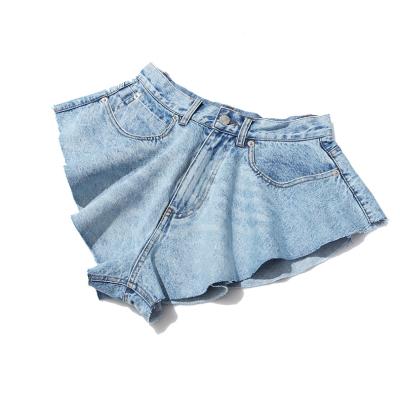 China Wholesale Plus Size Spring Wear Fashion/Summer Street Throws Denim Hot Pants Short Jeans Pants For Woman for sale