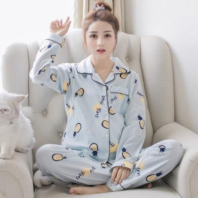 China Wholesale Lapel QUICK DRY Plus Size Pregnant Women Breastfeed Pajamas Set Home Wear Nightgowns Set Female for sale