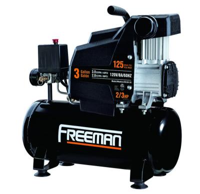 China Freeman Mini 3 GALLON Portable Oil Free 11 L Screw Oil Free Air Compressor for sale