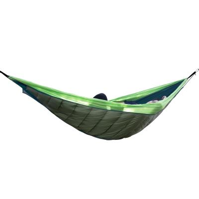 China Newest Design Adult Thicken 400 Gram Portable Cotton Foot Hammock Silk-like Inside for sale