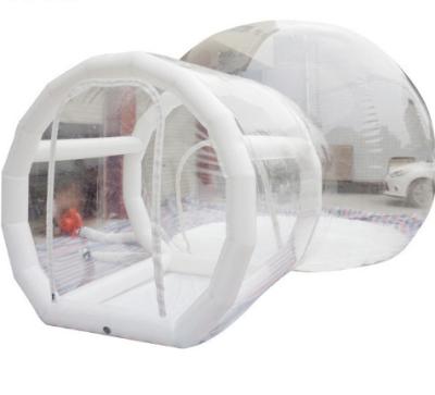 China Wholesale Waterpoof Dome Clear Outdoor Grow Rooms Inflatable Clear Bubble Tent For Transparent Garden for sale