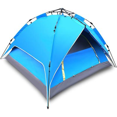 China Waterpoof 3 person automatic instant dome camping tents for sale large family tents outdoor camping waterproof for sale