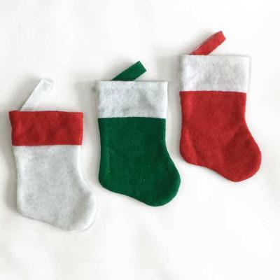 China Christmas Nonwoven Mini Stockings for Christmas Decoration SH2002 for sale