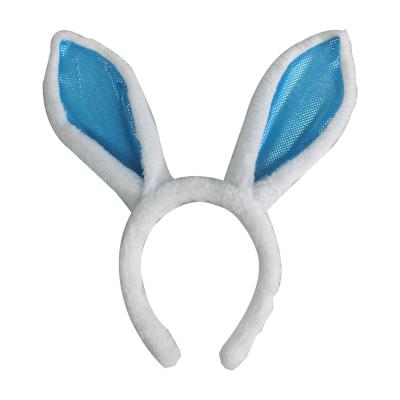 China Cute Plush Bunny Ears Shape Fashion Rabbit Ears With Carrot Headband For Party for sale