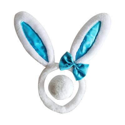 China Cute Plush Rabbit Bunny Ear Custom Easter Adult Child Hot Selling Cute Headband for sale