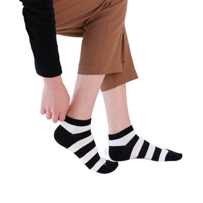 China Brand Factory Direct Sales Sporty Colorful Fashion Knitted Crew Bars Women's Dot Custom Cotton Ankle Socks for sale