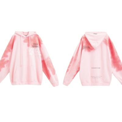 China Wholesale Custom 100% Cotton Tie Dye White Oversized Hoodies Anti Shrink for sale