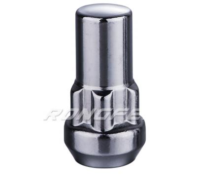 China High Quality Carbon Steel M12*1.25 Spline Steel Lock Nuts for sale