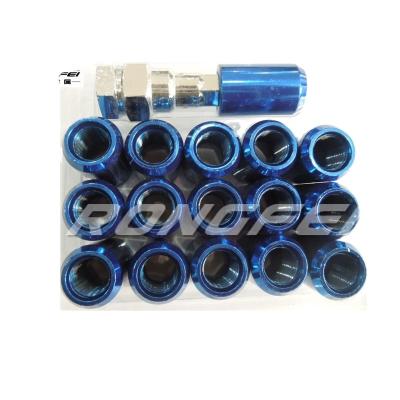 China Surface: 16+1 colorful sorket colored locking lug nuts for sale