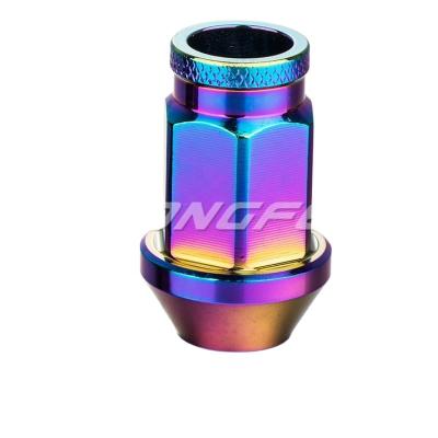 China Carbon Steel 6 Spline Aluminum Lock Nut Aluminum Wheel Nut for sale