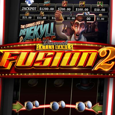 China 2021 New High Returns Gaming Panel 3 Screen Fusion 2 Casino Slot Machine Game Slot Machine for sale