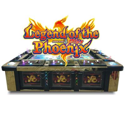 China Adjustable Win Rate 2022 8 Player High Standing Legend Game Kit Casino Fishing Game Phoenix Fish Cabinets for sale