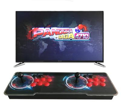 China Retro Metal+Acrylic 2 Player Arcade Joystick Pandora Fighting Game Box Video Game Console For Family for sale