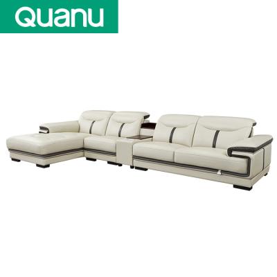 China (Other) Nordic Modern Contracted Living Room Adjustable Sofa Leather Sofa Quality Assurance for sale