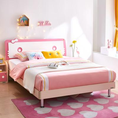 China 106208 Modern Kids Storage Bed Furniture Pink Girl Princess Kids Beds Set for sale