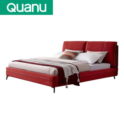 China Storage Factory Modern Fabric Soft Bed for sale