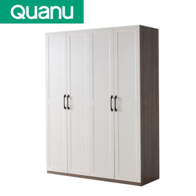 China Modern Lightweight Luxury Wardrobe Storage Furniture Large Capacity Bedroom 4 Doors Full Wardrobe Wardrobe for sale