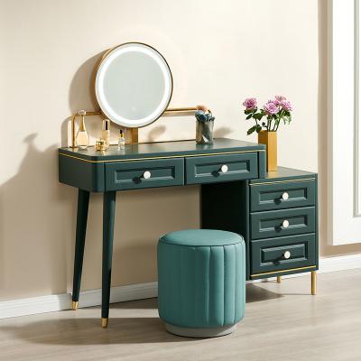 China Beautiful 127202 modern green dressing table storega nordic light luxury wardrobe for bedrooms for sale