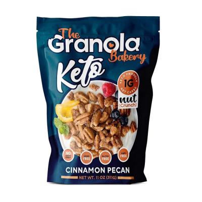 China Semi compostable monouso eco granola wrapper security printed with ziplock seal for sale