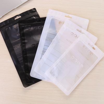 China OEM Recyclable Printing Ziplock Design Mobile Phone Case Bag Plastic Packaging / Transparent Plastic Zipper Bag Phone Accessories for sale