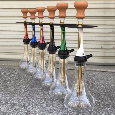 China Stainless Steel Single Shisha Anniversary Hose Russian Hookah Huanya for sale