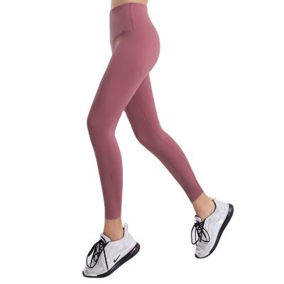 China 2021 Women's Wicking Moisture Wicking Breathable Seamless Wear Slim Yoga Pants High Waist For Woman for sale