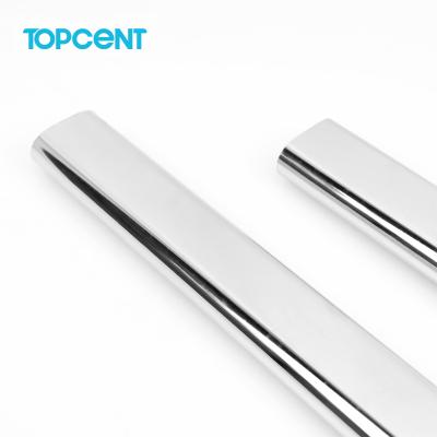 China Topcent Modern Oval Wardrobe Chrome Tube Hanging Rods Wardrobe Rail Rod for sale