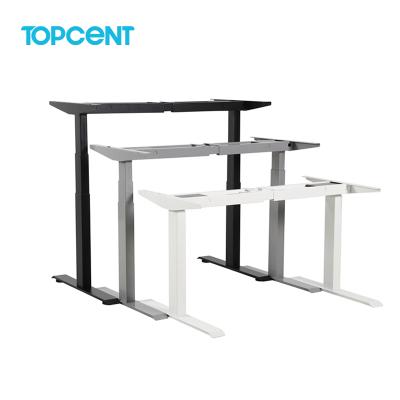 China TOPCENT Ministry of Interior Office Adjustable View Ergonomic Electric Motorized Motorized Adjustable Stand Height (Height) Position Desk for sale