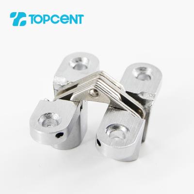 China TOPCENT Modern Folding Invisible Door Hinge Concealed Door Adjustable Concealed Hinge For Door for sale