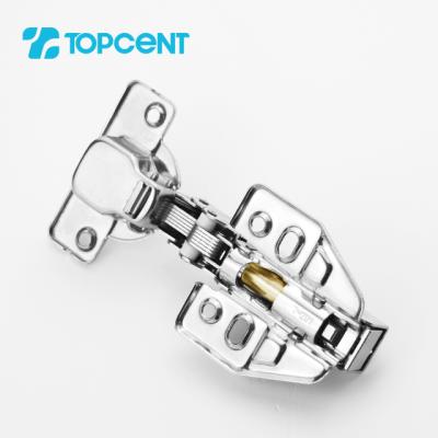 China TOPCENT 35MM Modern Cup Soft Closing Stainless Steel Concealed Furniture 2D/3D Buffer Adjustable Mute Hydraulic Cabinet Hinge for sale