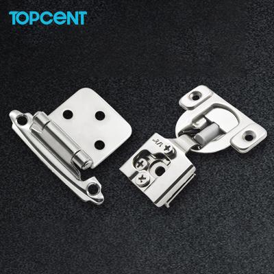 China TOPCENT Modern American Cabinet Hinge Hinge 95 Degree Hydraulic Short Arm Slide Hinge for sale