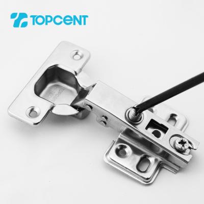 China TOPCENT Modern Adjustable Cabinet One Way Hydraulic Hinge Clip On Soft Closing Hinge for sale