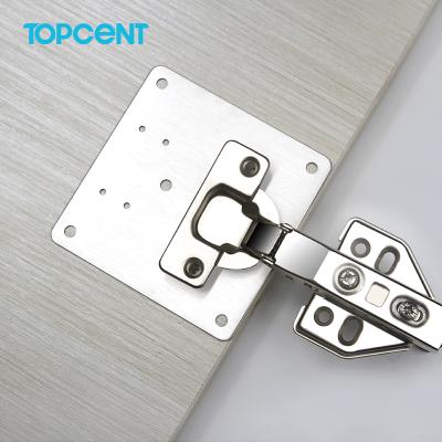 China TOPCENT Kitchen Cabinet Cabinet Easy Installation Hidden Hinge Repair Plate for sale