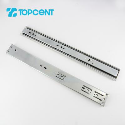 China TOPCENT Modern Heavy Duty Telescopic Ball Bearing Drawer Slide for sale