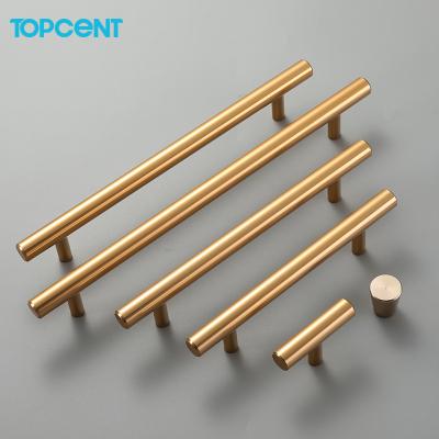 China TOPCENT Modern Furniture Handle Sideboard Door Handle Stainless Steel Furniture Drawer Handles for sale