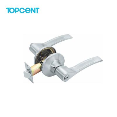 China TOPCENT stainless steel 304 stainless steel and zinc alloy door handle furniture door handle lock stainless steel doors accessories for sale