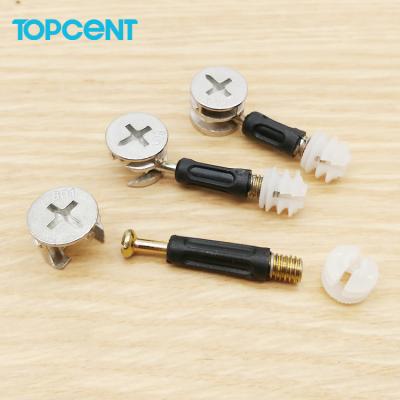 China Modern Wood Furniture Connecting Minifix , Cam Furniture Screw TOPCENT Connector for sale