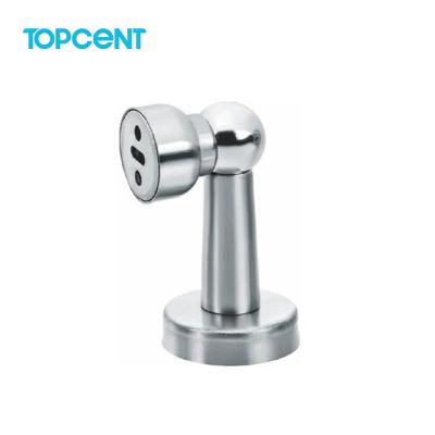 China TOPCENT Modern Magnetic Floor Door Holder Stop Stainless Steel Magnet Door Blocker Stopper Door Stopper for sale