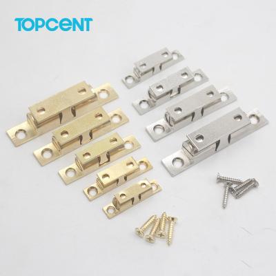 China TOPCENT Modern Brass Kitchen Ball Cabinet Furniture Door Ball Roller Solid Casting Hook Double for sale