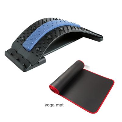 China Multilevel Acupressure Points Lumbar Support Stretcher for Lower Back Relief Upper Wall Muscle Pain Massage Yoga Sets Fitness Women for sale