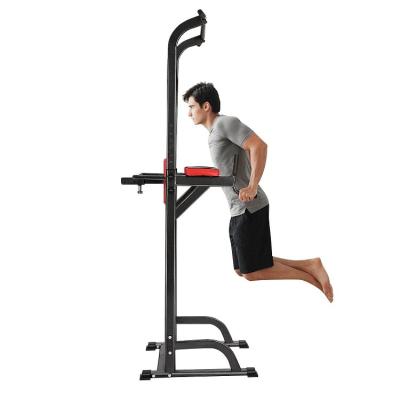 China ZYFIT PoweTower Chin Up Bar Abs Workout Adjustable Home Use Knee Crunch Triceps Station for Home Gym Exercise for sale