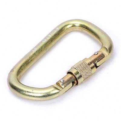 China General Industry Newest High Quality Custom Popular Safety Steel Logo D Carabiner Made in China for sale