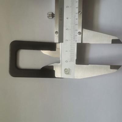 China Wholesale Customizable High Quality Black Steel Carabiner Steel Plate Metal Plate Buckle Made in China for sale