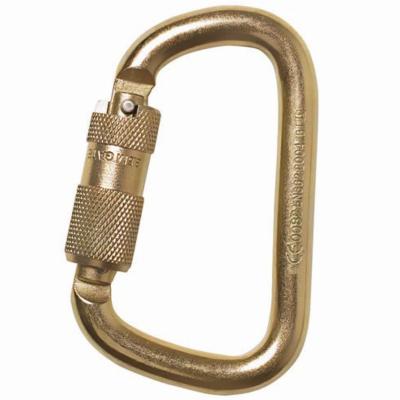 China Industry General Factory Price Logo Popular Safety Steel Custom Outdoor Wholesale D-type Carabiner for sale