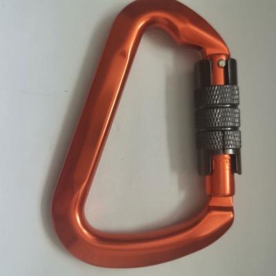 China General Custom Type Carabiner Industry Factory Outlet Logo Aluminum Carabiner Clip D Hook for sale